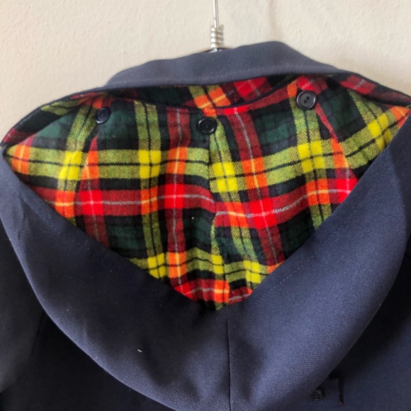 Vintage wool blend boys school coat - Picture 3 of 7